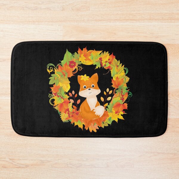 Item preview, Cute Autumn Fox With Leaves and Berries designed and sold by thecooltable.