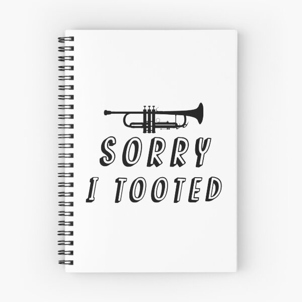 Item preview, Sorry I Tooted: funny gift idea for trumpet player designed and sold by dorento07.