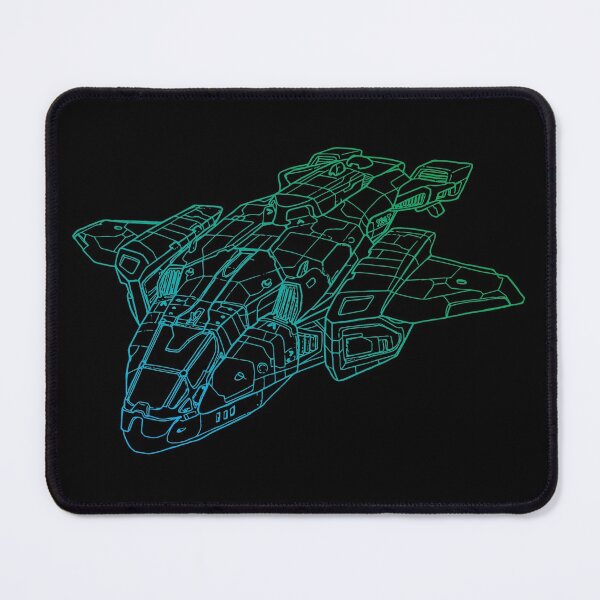 Item preview, UNSC Pelican - Blue to Green Gradient Outline designed and sold by ONI-Creative.