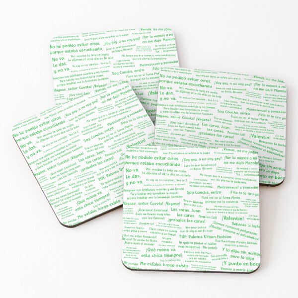 Item preview, Phrases Here There Is No Who Alive (green letters) designed and sold by erivera7.