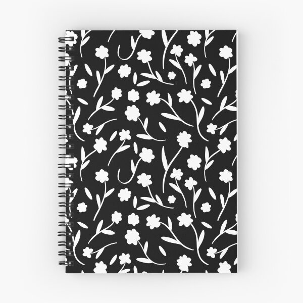 Item preview, Elegant Floral Black and White Botanical Pattern designed and sold by trajeado14.
