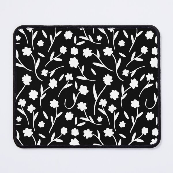 Item preview, Elegant Floral Black and White Botanical Pattern designed and sold by trajeado14.