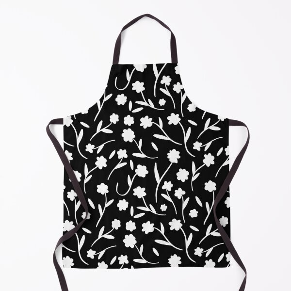 Item preview, Elegant Floral Black and White Botanical Pattern designed and sold by trajeado14.