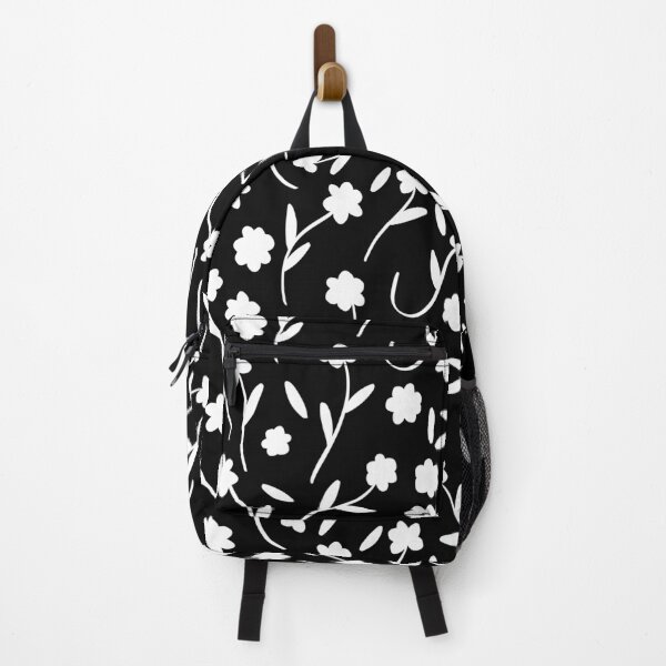Item preview, Elegant Floral Black and White Botanical Pattern designed and sold by trajeado14.