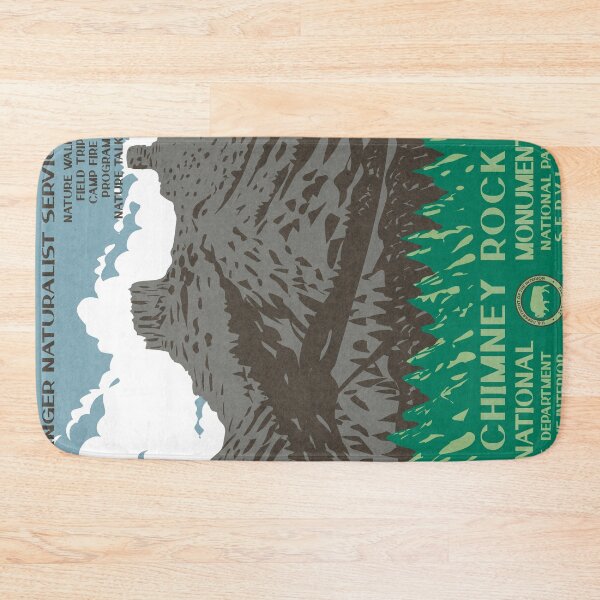 Item preview, Chimney Rock National Monument Vintage WPA Poster designed and sold by JordanHolmes.