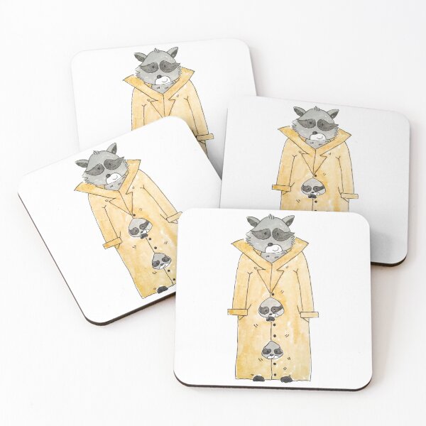 Item preview, 3 Raccoons in a Trenchcoat by chiz_p designed and sold by CommissionedArt.
