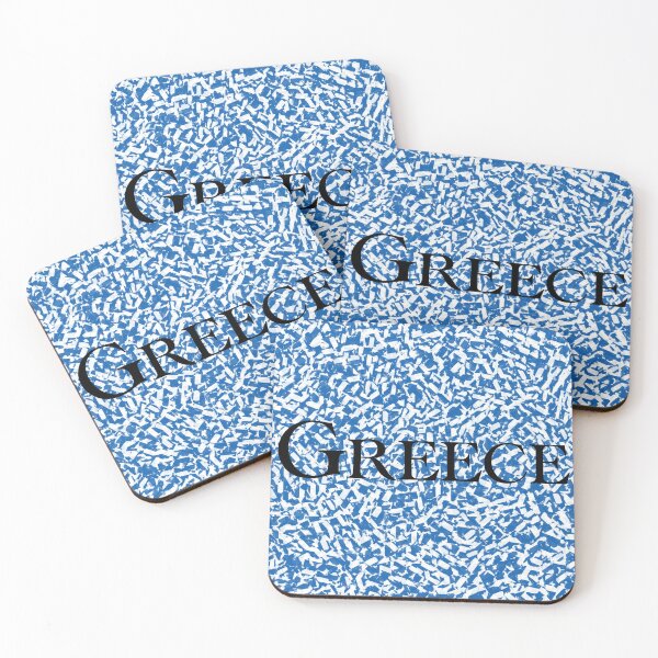 Item preview, Greece Abstract Flag with Text  designed and sold by SilverFantasy.