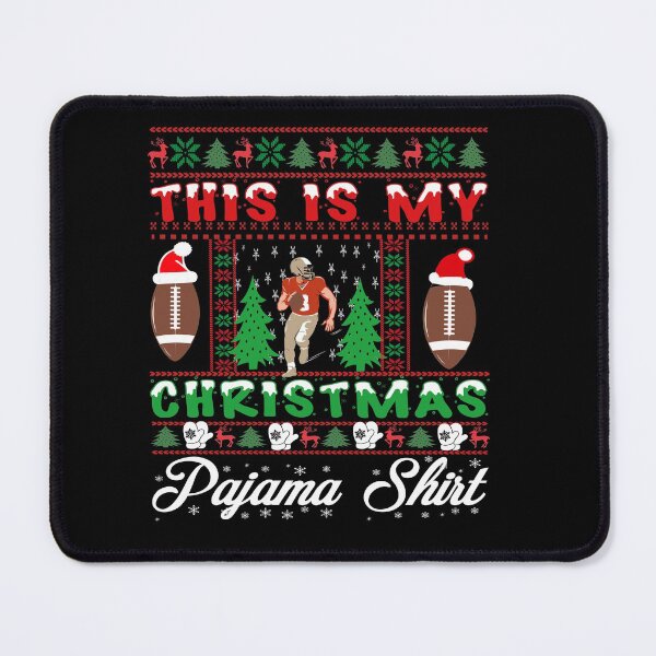 Item preview, Christmas Football Ball Santa Hat Funny Sport Xmas christmas american football designed and sold by ilias13.