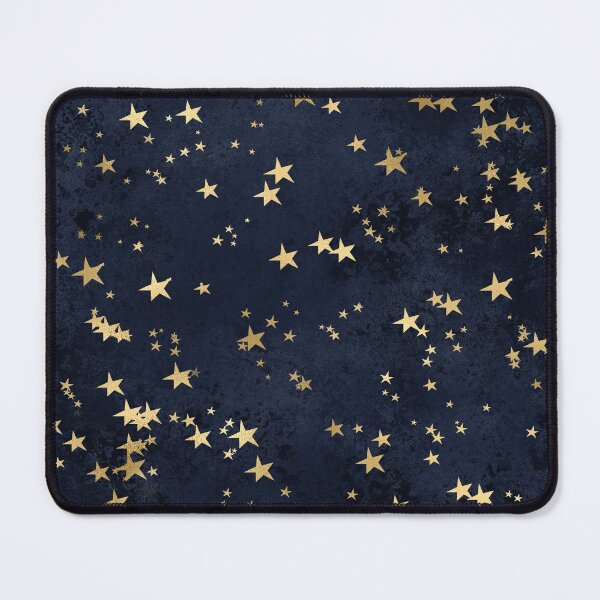 Item preview, Golden stars on a blue velvety background designed and sold by AnnieHochmann.