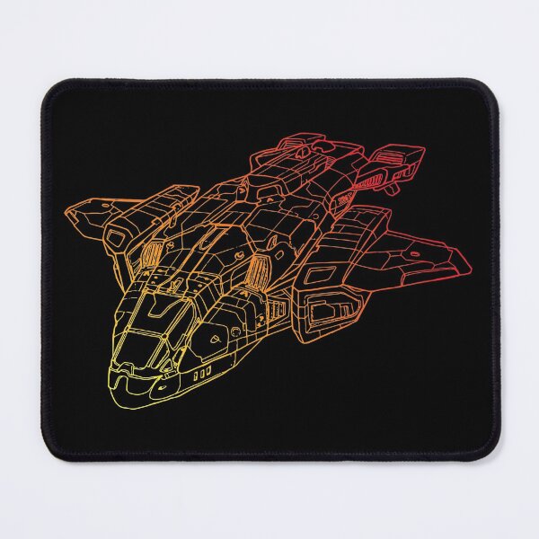 Item preview, UNSC Pelican - Yellow to Red Gradient Outline designed and sold by ONI-Creative.