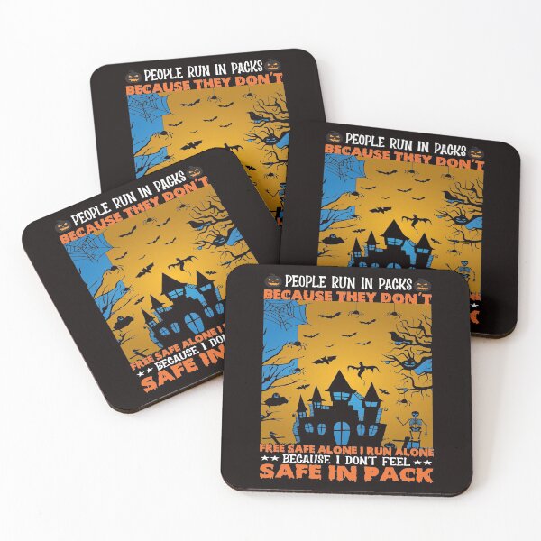 Item preview, PEOPLE RUN IN PACKS BECAUSE THEY DON'T FREE SAFE ALONG I RUN ALONE BECAUSE I DON'T FEEL SAFE IN PACK designed and sold by teemaker24.