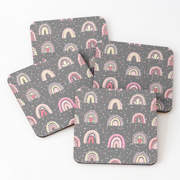 Item preview, Valentine Rainbow - Gray designed and sold by Millie Pasquale.
