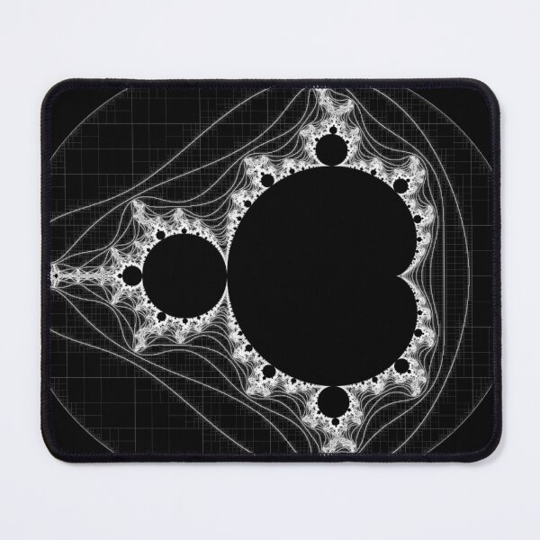Aperçu de l'œuvre White - Linear Mandelbrot créée et vendue par Rupert Russell.