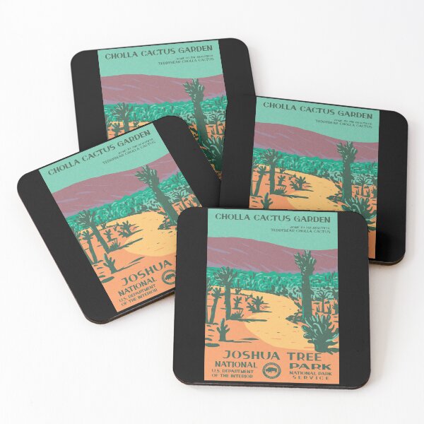 Item preview, Joshua Tree National Park Cholla Cactus Garden Vintage WPA Poster designed and sold by JordanHolmes.