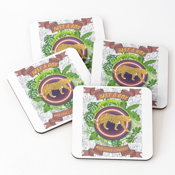 Item preview, Just a boy who loves leopards - Colorful compositions, art and animals, funny drawings designed and sold by AdvanceDesign.