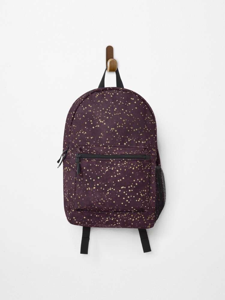 Burgundy velvet outlet backpack