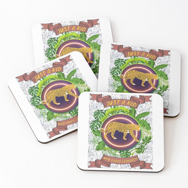 Item preview, Just a kid who loves leopards - Colorful compositions, art and animals, funny drawings designed and sold by AdvanceDesign.