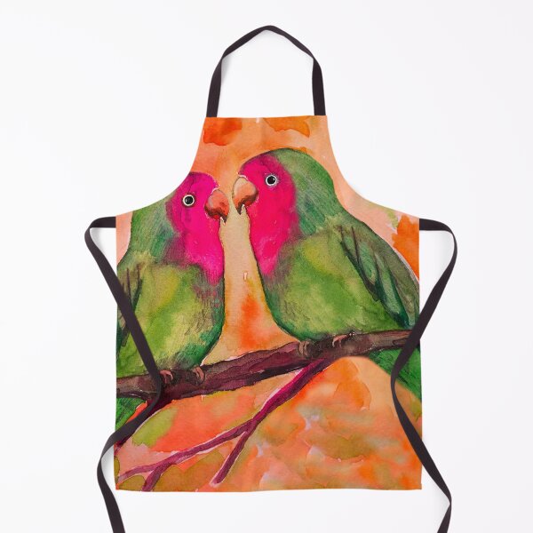 Item preview, Peach faced lovebirds designed and sold by Lemontreeart63.