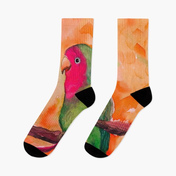 Item preview, Peach faced lovebirds designed and sold by Lemontreeart63.