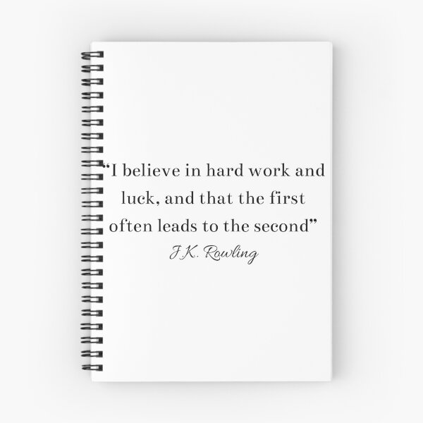 Item preview, Hard Work JK Rowling Quote Author Writer designed and sold by HoeneShirts.
