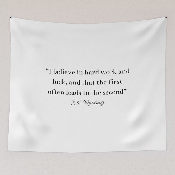 Item preview, Hard Work JK Rowling Quote Author Writer designed and sold by HoeneShirts.