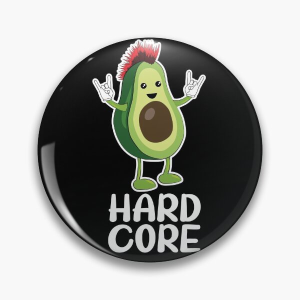 Item preview, Hard Core Avocado Funny designed and sold by TheInkElephant.