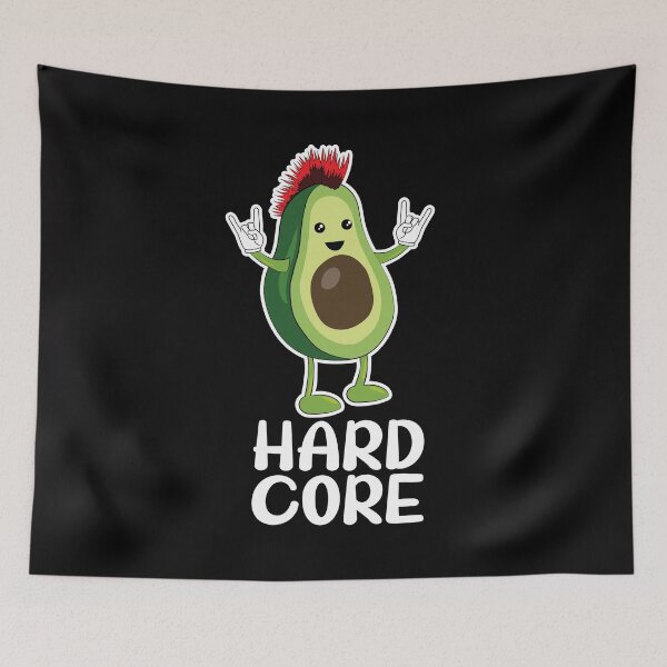 Item preview, Hard Core Avocado Funny designed and sold by TheInkElephant.