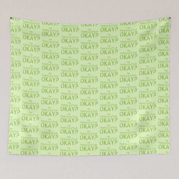 Item preview, I'm pescatarian okay?  designed and sold by jazzydevil.
