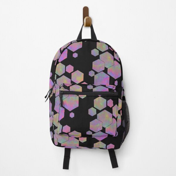 Item preview, Colorful Vibrant Marble-Like Hexagonal Modern designed and sold by Shapes-Mania.