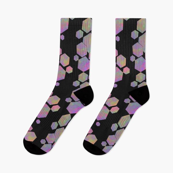 Item preview, Colorful Vibrant Marble-Like Hexagonal Modern designed and sold by Shapes-Mania.
