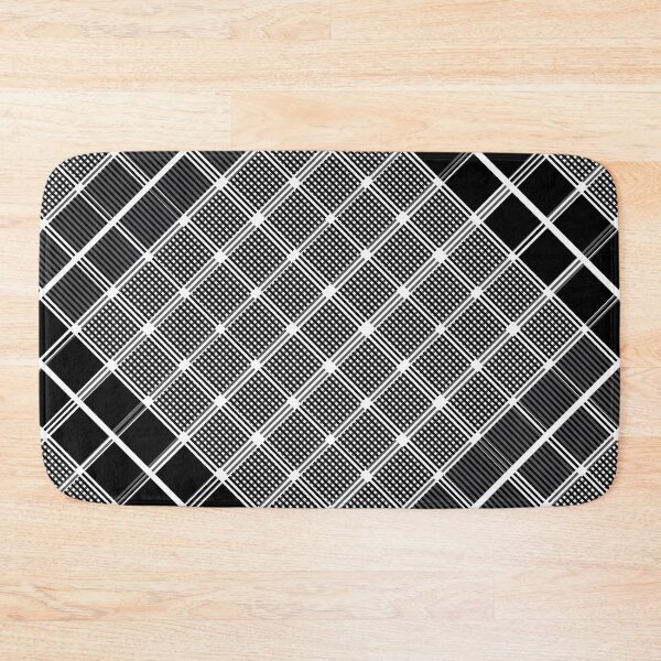 Item preview, Criss Cross Wide Line Pattern Angled with Gradated Shades of Black designed and sold by Neil Feigeles.