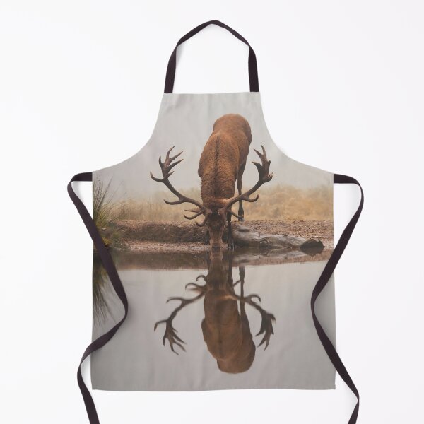Item preview, Heron and stag at the watering hole designed and sold by Junkyardmax.
