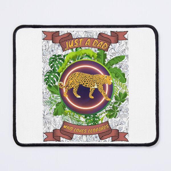 Item preview, Just a dad who loves leopards - Colorful compositions, art and animals, funny drawings designed and sold by AdvanceDesign.