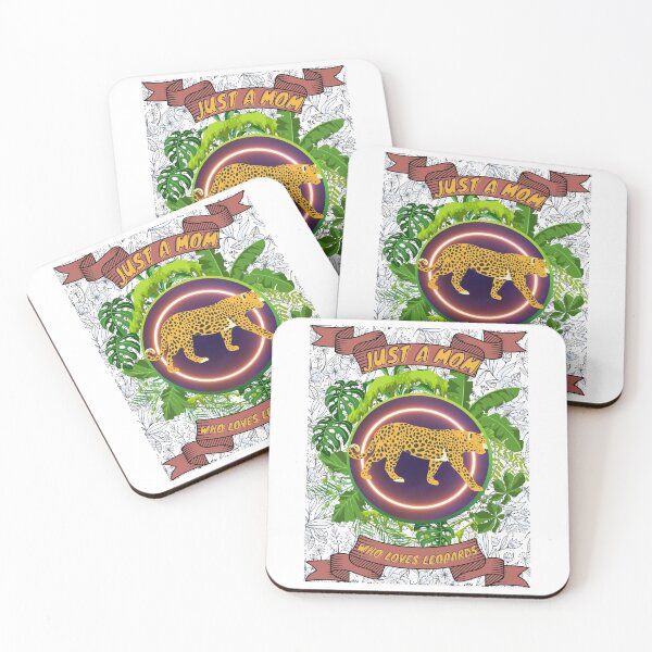 Item preview, Just a mom who loves leopards - Colorful compositions, art and animals, funny drawings designed and sold by AdvanceDesign.