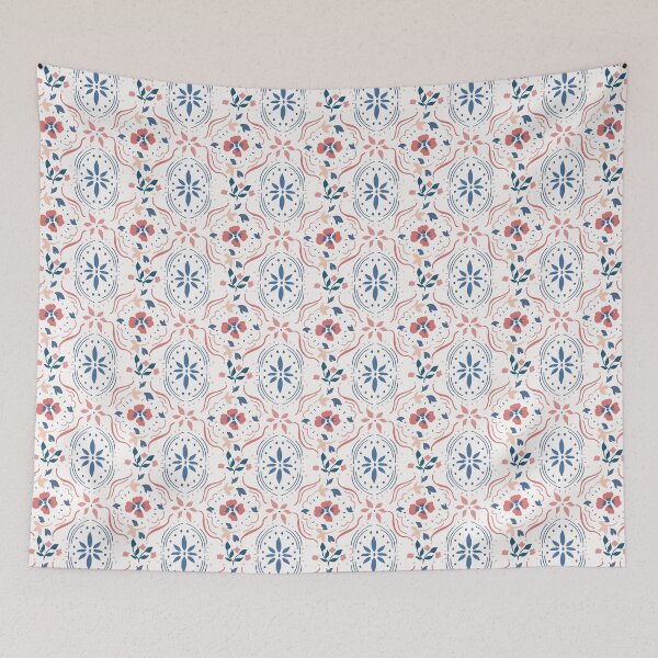 Item preview, Pastel delicate coloured hand drawn patterns designed and sold by RoyalPeople.