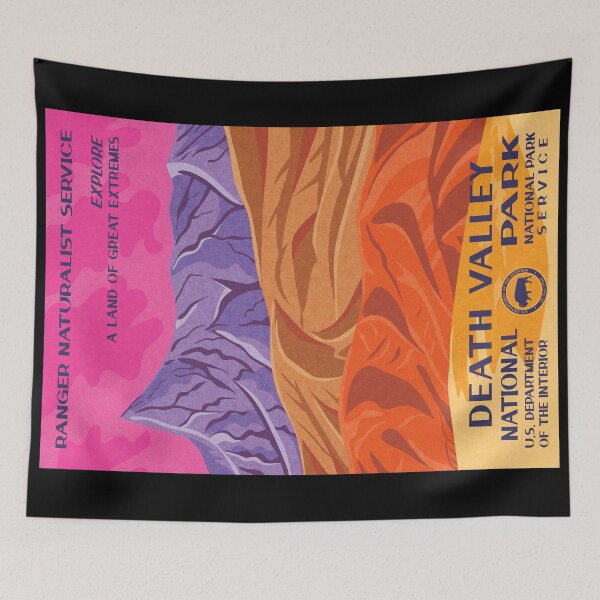 Item preview, Death Valley National Park Vintage WPA Poster designed and sold by JordanHolmes.