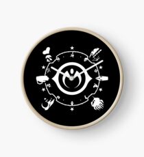 Jojo - Morioh Stands (White) Clock