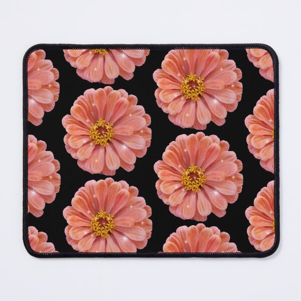 Item preview, Field Guide to Zinnias, No. 16, Sparkle El Dorado Peachy Orange Zinnia Flower designed and sold by Kristi Duggins.