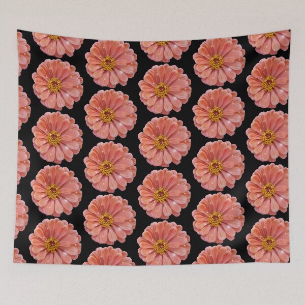 Item preview, Field Guide to Zinnias, No. 16, Sparkle El Dorado Peachy Orange Zinnia Flower designed and sold by Kristi Duggins.