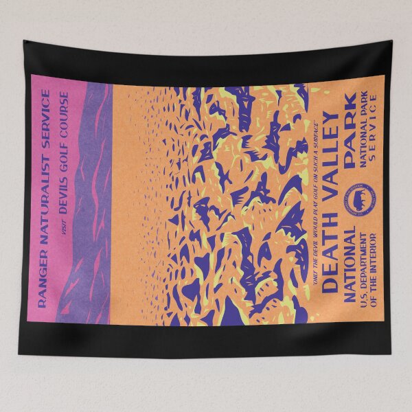 Artikelvorschau, Death Valley Nationalpark-Teufel-Golfplatz-Weinlese-WPA-Plakat entworfen und verkauft von JordanHolmes.