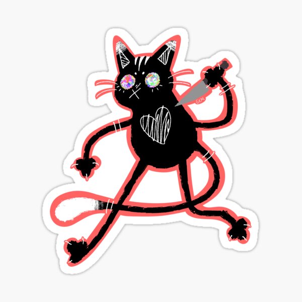 Harley has obtained a knife Sticker