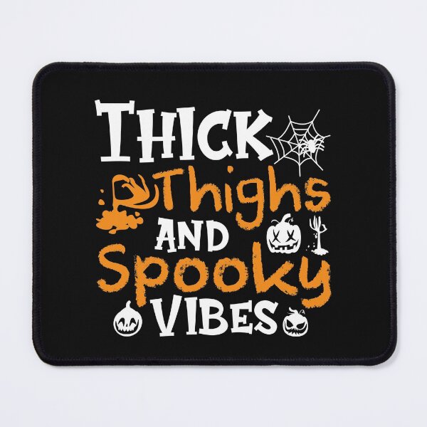 Item preview, Thick Thighs And Spooky Vibes Funny Halloween designed and sold by SharpThreadZ.