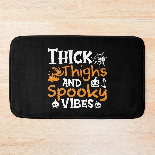 Item preview, Thick Thighs And Spooky Vibes Funny Halloween designed and sold by SharpThreadZ.