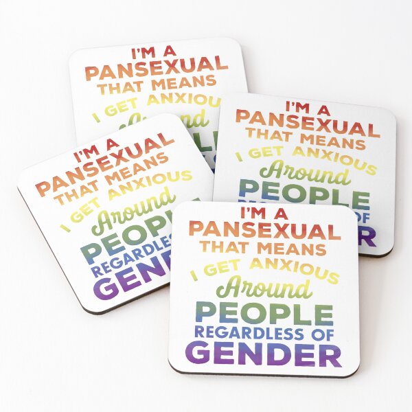 Item preview, LGBT Funny Pansexual That Means I Get Anxious Around designed and sold by LAXIR.