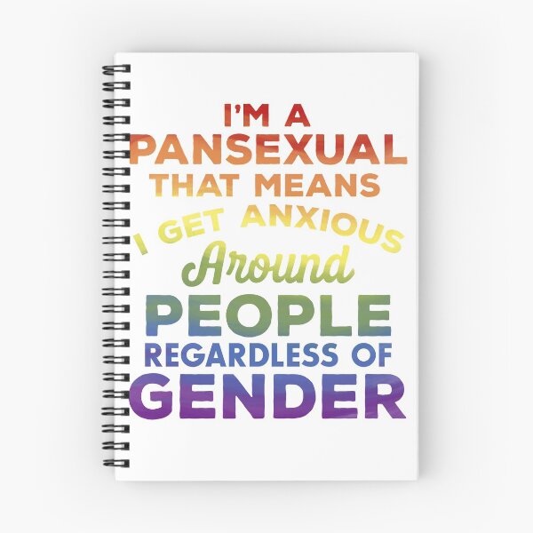 Item preview, LGBT Funny Pansexual That Means I Get Anxious Around designed and sold by LAXIR.