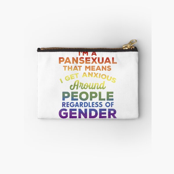 Item preview, LGBT Funny Pansexual That Means I Get Anxious Around designed and sold by LAXIR.