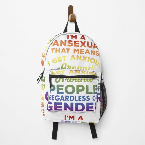 Item preview, LGBT Funny Pansexual That Means I Get Anxious Around designed and sold by LAXIR.