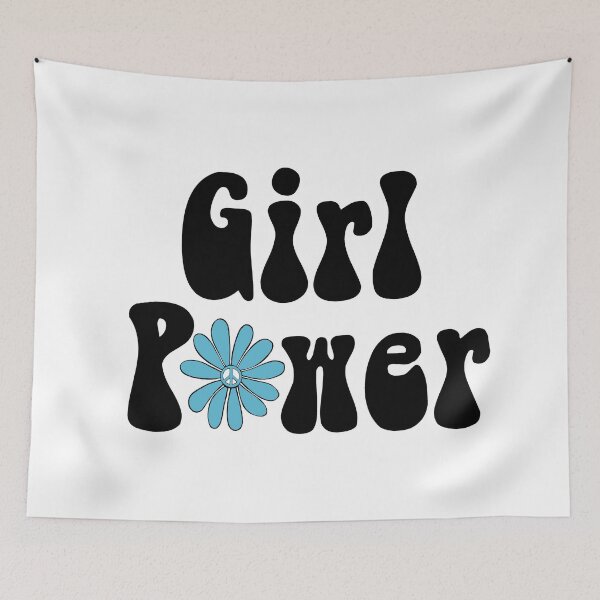 Item preview, Girl Power Hippie Flower Peace Sign designed and sold by Swigalicious.