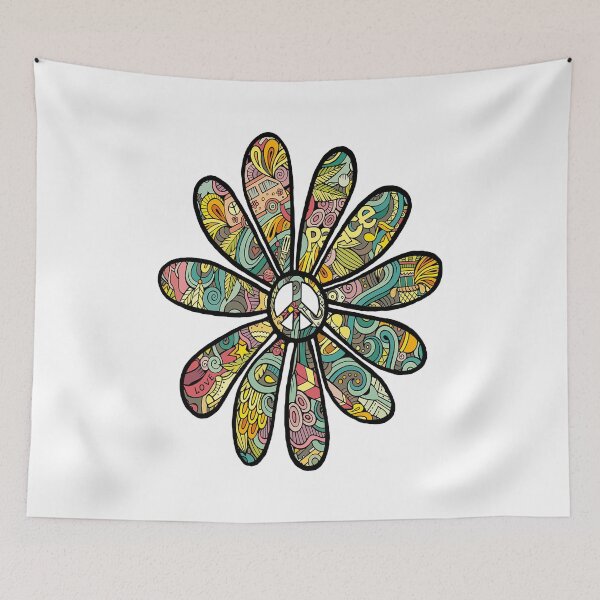 Item preview, Hippie Trippy Flower Power Peace Sign Seventies designed and sold by Swigalicious.