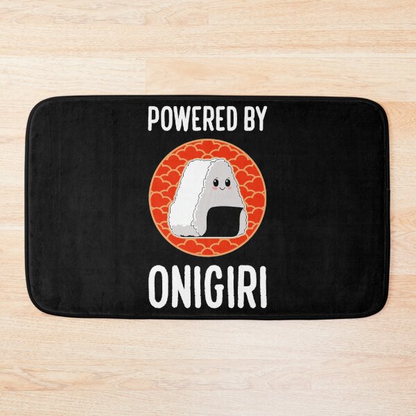 Item preview, Powered By Onigiri Rice Ball Estampado Kawaii Japanese Food Lover designed and sold by jakehughes2015.
